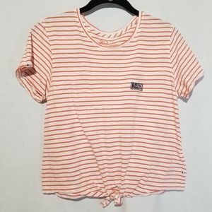 Roxy striped crop top